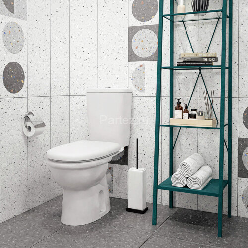 Унитаз-компакт КЕРАМИН Ареццо Дуал с сиденьем микролифт, белый (CS00076897)