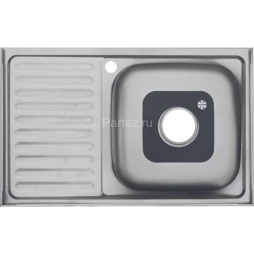 Мойка 8050 R MELANA 0,8/180 накладная прямоугольная с сифоном (005  t R *10)