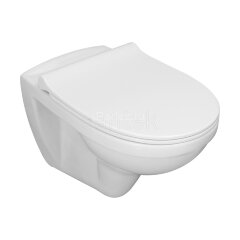 Пэк Santek &quot;Бореаль&quot; rimless подвесной, безободковый унитаз с тонким сиденьем, инсталляция, панель б