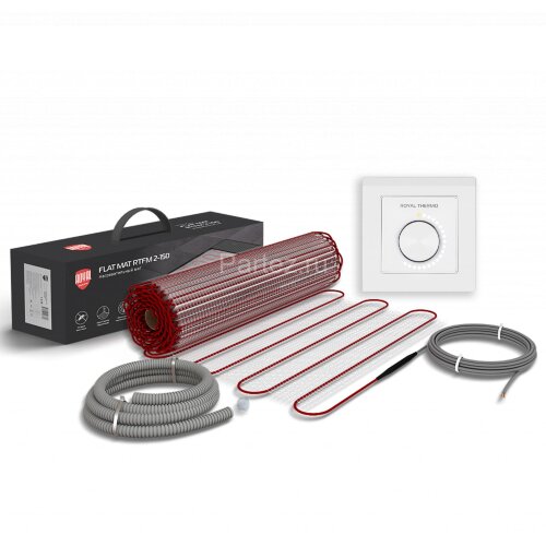 Мат нагревательный Royal Thermo Flat Mat RTFM 2-150-0,5 с терморегулятором RTO-16