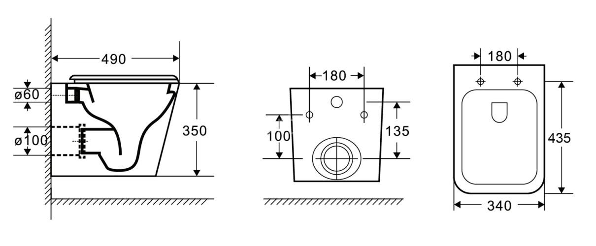 Сет AZARIO инсталляция + унитаз Teramo безободковый, с сиденьем микролифт, белый (AZ-8010-1000+AZ-00