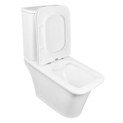 Унитаз-компакт Azario AVERO 660x360х820 напольный, безободковый с бачком и сиденьем микролифт (AZ-31