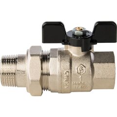 Кран шаровой полнопроходной с американкой 1&quot; Stout