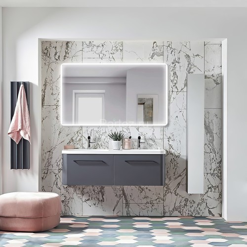 Зеркало AZARIO Lucia 1200х700 с подсветкой, сенсорный выключатель с функцией диммера (AZ-Z-063CS)