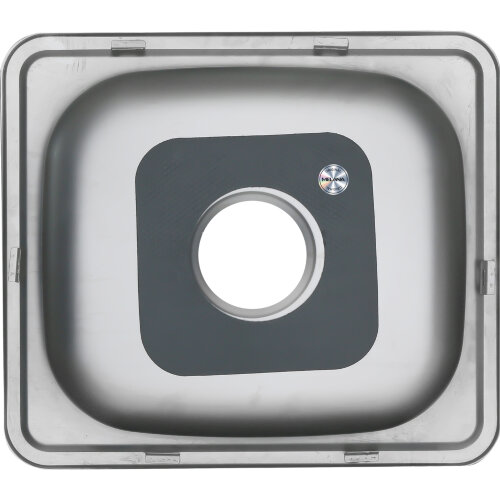 Мойка 4842 MELANA 0,8/180 врезная прямоугольная с сифоном (237 t *10)