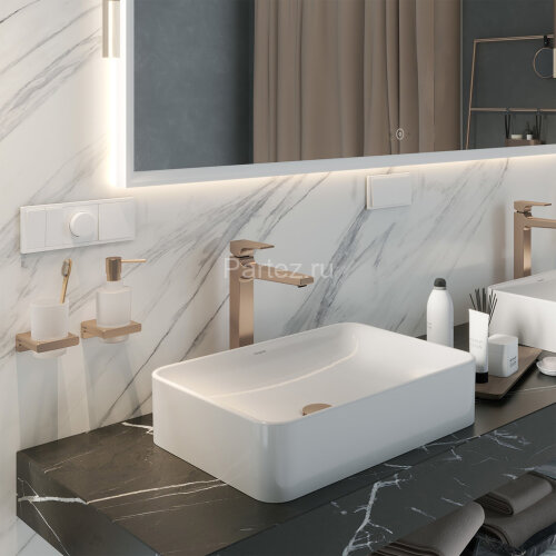 Раковина - чаша Hansgrohe Xuniva Q 550x450x175 накладная, белый (60168450)
