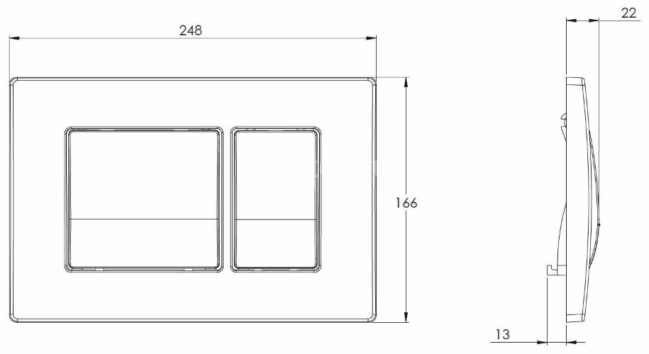 Сет AZARIO инсталляция с панелью смыва + унитаз Teramo (квадратный) с сидением микролифт+ клавиша 00