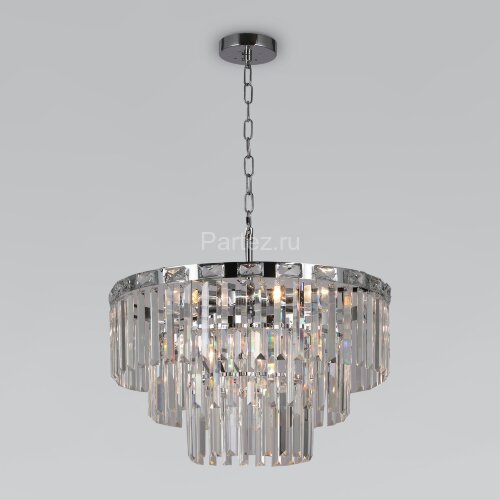 Подвесная люстра Eurosvet 10130/8 хром