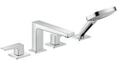 32552000 Metropol Смеситель на край ванны, на 4 отверстия (нужна СЧ 13444180)