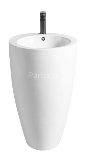 Раковина напольная Azario COMELLA 500х500х830 отдельностоящая круглая, белый (AZ-311)