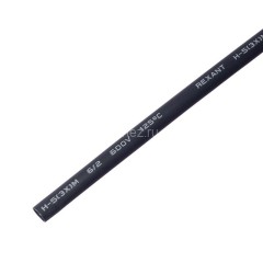 Трубка термоусадочная 6.0/2.0 1м с клеев. подсл. черн. Rexant 20-6008