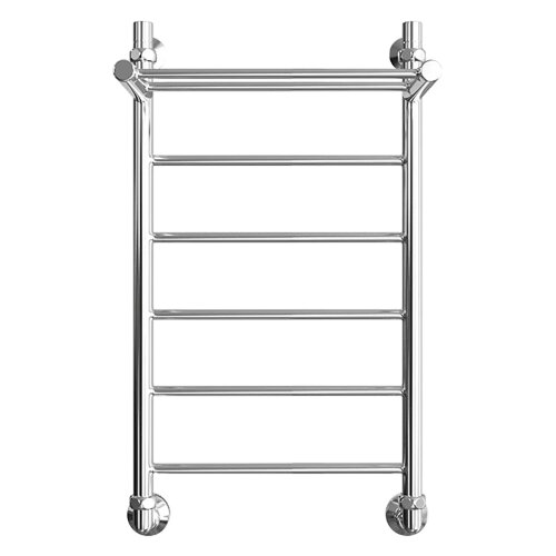 Полотенцесушитель водяной ДВИН FJ 80/60 с полкой 1"-1/2" К3 полированный (4627152137185)