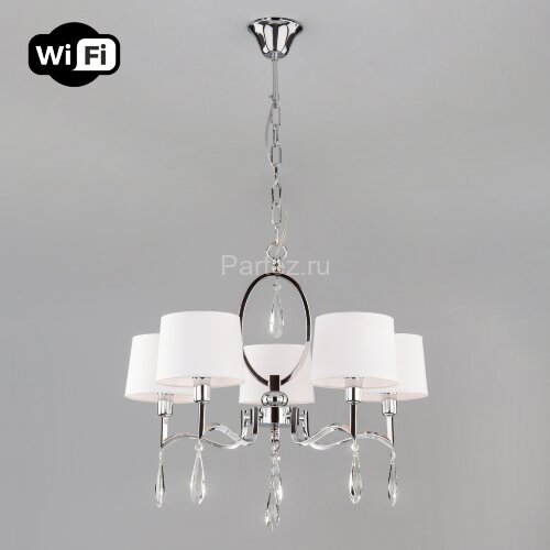 Подвесная люстра Eurosvet 10127/5 хром