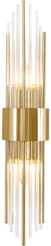 Бра Crystal Lux ATENTO AP2 BRASS/TRANSPARENTE
