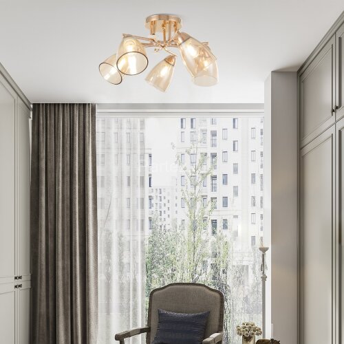 Потолочная люстра Arte Milano 326419/5 FG+WH