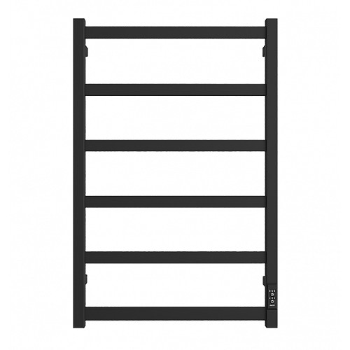 Полотенцесушитель электрический ДВИН J plaza neo 80/50 К диммер квадрат, чёрный матовый (46567591790