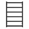 Полотенцесушитель электрический ДВИН J plaza neo 80/50 К диммер квадрат, чёрный матовый (46567591790