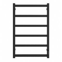 Полотенцесушитель электрический ДВИН J plaza neo 80/50 К диммер квадрат, чёрный матовый (46567591790