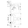 Смеситель Lemark Plus Shape LM1703C для душа