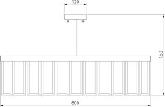 Потолочная люстра Bogate's 358/8 Smart
