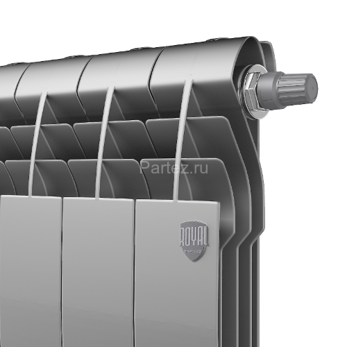 Радиатор Royal Thermo BiLiner 350 /Silver Satin VDR - 12 секц.