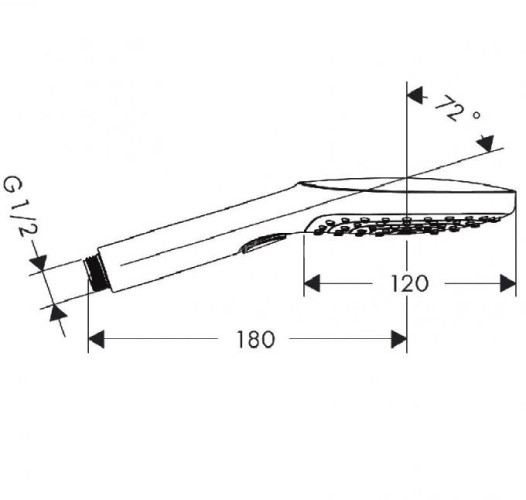 26520400 Raindance Select Ручной душ Raindance Select 120 Air 3jet, ½
