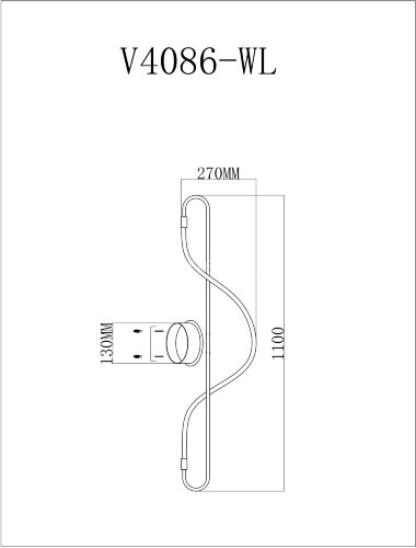 Бра Moderli V4086-WL