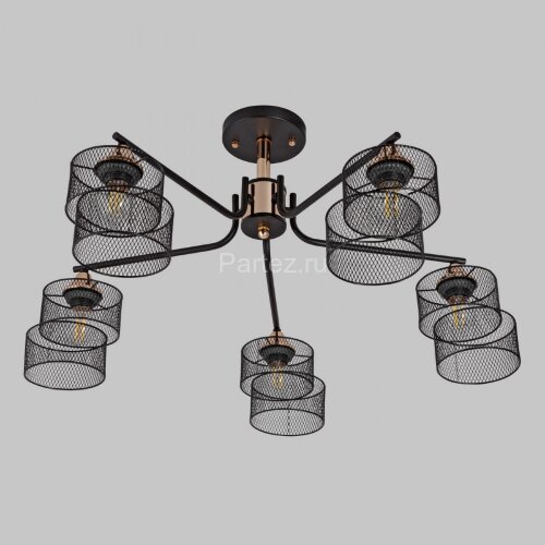 Потолочная люстра Imex MD.4252-5-S-BK+FGD