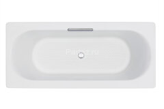 Ванна чугунная Jacob Delafon VOLUTE 170x80 см с антискользящим покрытием, без отверстий для ручек, б