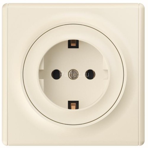 Розетка 1-м СП Florence 16А IP20 с заземл. винт. клеммы механизм беж. 1E10201301 OneKeyElectro 21727