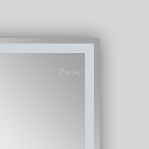 Зеркало AZARIO Lines 600х800 с подсветкой, сенсорный выключатель с функцией диммера, подогрев (AZ-Z-