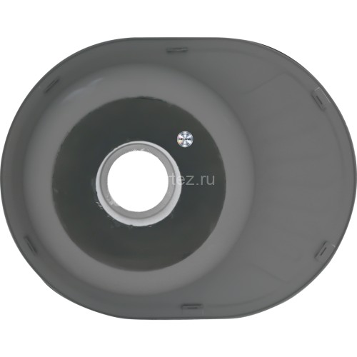 Мойка 5745 U MELANA 0,6/160 МАТОВАЯ врезная овальная с сифоном (120M t *12)