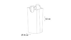 Корзина для белья Fixsen , с рисунком (FX-1012)