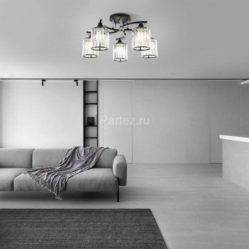 Потолочная люстра Arte Milano 327103/5 BK+CR