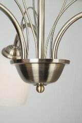 Потолочная люстра Eurosvet 30107/3 античная бронза