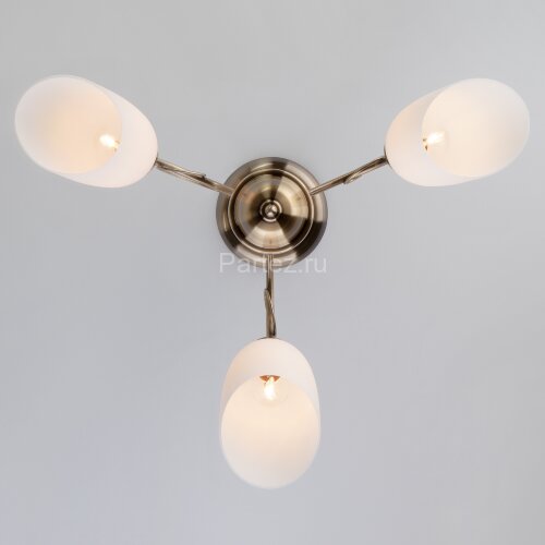 Потолочная люстра Eurosvet 30107/3 античная бронза