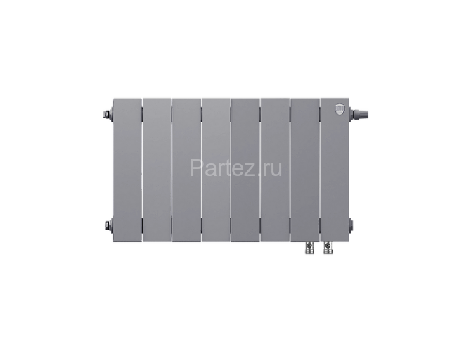 Радиатор Royal Thermo PianoForte 300 /Silver Satin - 8 секц. VDR