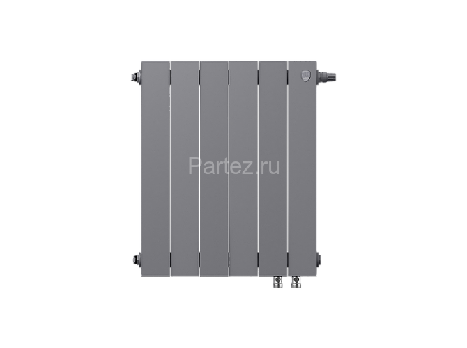 Радиатор Royal Thermo PianoForte 500 /Silver Satin - 6 секц. VDR