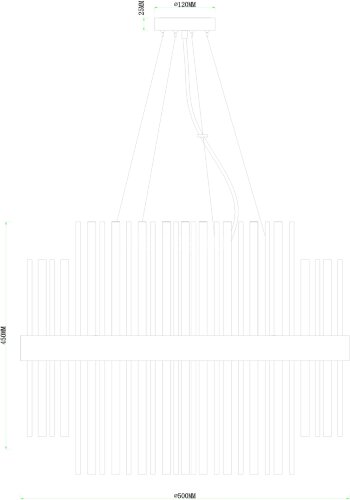 Подвесная люстра Arte Lamp A1034SP-12CC