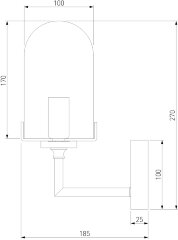 Бра Eurosvet 60156/1 хром