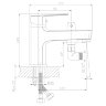 Смеситель Rossinka S35-38 на борт ванны на 1 отверстие