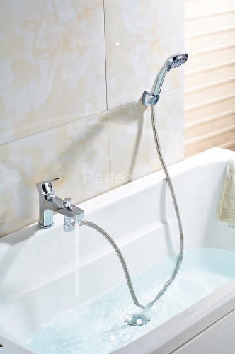 Смеситель Rossinka S35-38 на борт ванны на 1 отверстие