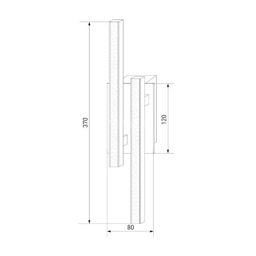 Настенный светильник Eurosvet 90020/2 хром