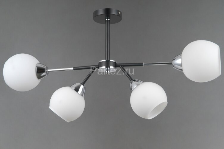 Потолочная люстра ILLUMICO IL0715-4CSQ-24 BK CR LIBRA