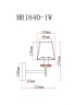 Бра MyFar MR1840-1W