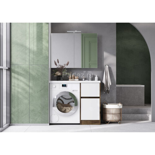 Зеркало-шкаф AQUATON Лондри 100 белый (1A267302LH010)