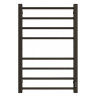 Полотенцесушитель электрический ДВИН S plaza neo 80/50 К, диммер, квадрат, чёрный матовый (465675917