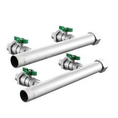 Напорный и всасывающий коллектор для установок Grundfos CMBE TWIN 1"