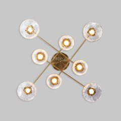 Потолочная люстра Eurosvet 50389 LED латунь