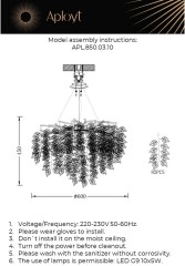 Подвесная люстра Aployt APL.850.03.10